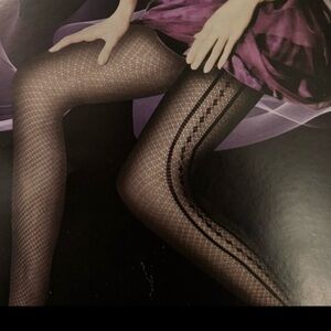 Elegant Black Fishnet Tights